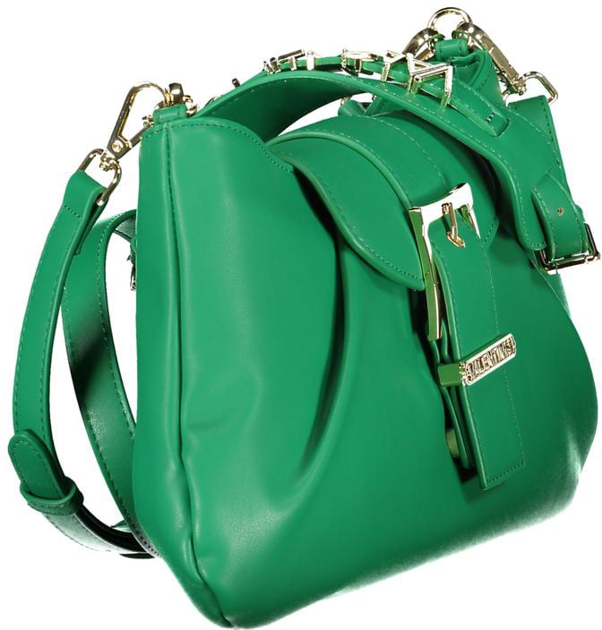 Valentino by Mario Valentino Mario Valentino Verde Polyurethane Women's Bag with Adjustable Shoulder Strap Groen