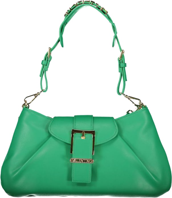 Valentino by Mario Valentino Mario Valentino Verde Polyurethane Women's Bag with Adjustable Shoulder Strap Groen