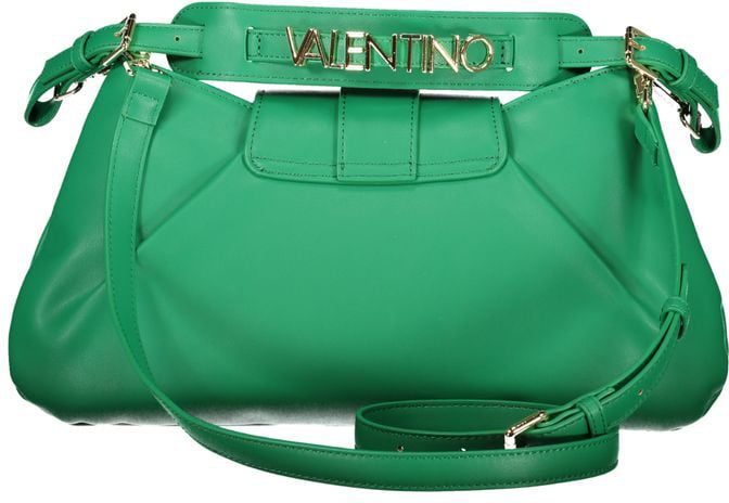 Valentino by Mario Valentino Mario Valentino Verde Polyurethane Women's Bag with Adjustable Shoulder Strap Groen