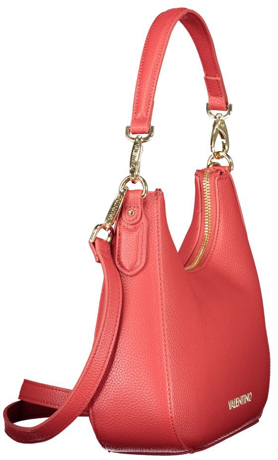 Valentino by Mario Valentino Mario Valentino Rosso Polyurethane Women's Bag with Removable Shoulder Strap Rood