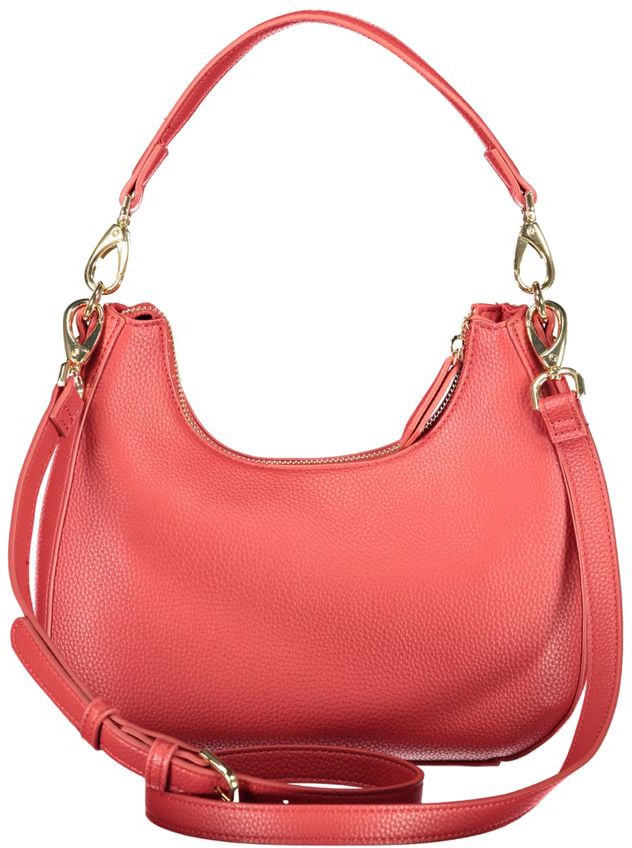 Valentino by Mario Valentino Mario Valentino Rosso Polyurethane Women's Bag with Removable Shoulder Strap Rood