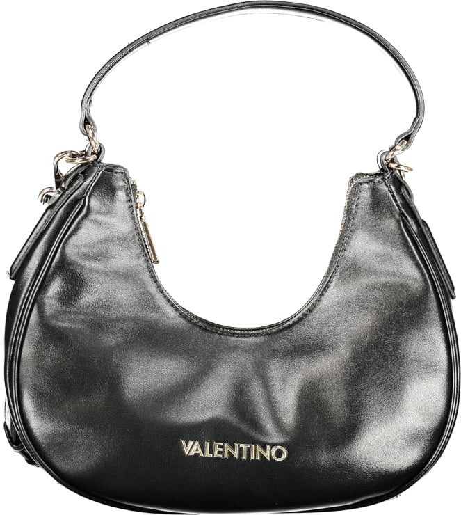 Valentino by Mario Valentino Mario Valentino Nero Polyurethane Women Bag Zwart