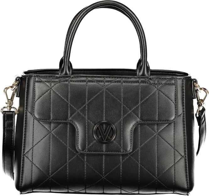 Valentino by Mario Valentino Mario Valentino Nero Polyurethane Women's Bag Zwart