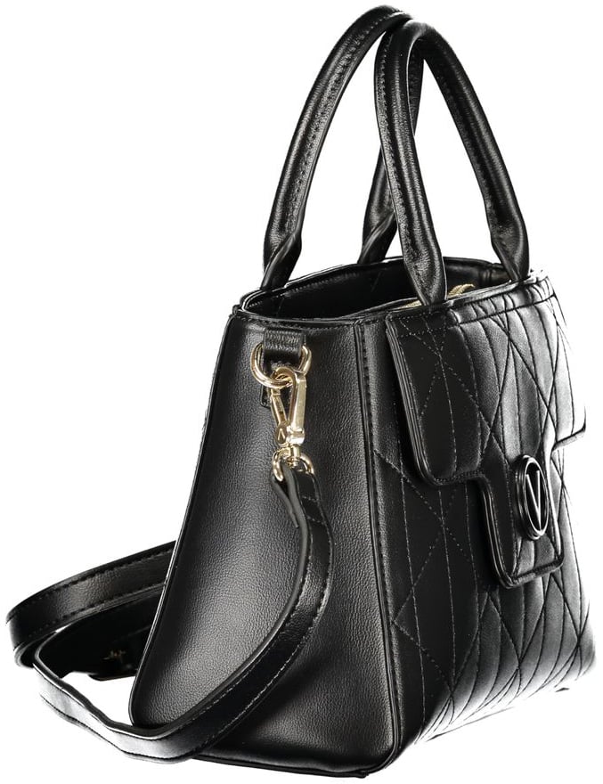 Valentino by Mario Valentino Mario Valentino Nero Polyurethane Women's Bag Zwart