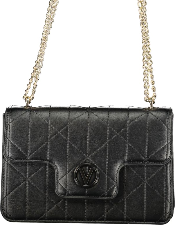 Valentino by Mario Valentino Mario Valentino Nero Polyurethane Women's Bag Zwart