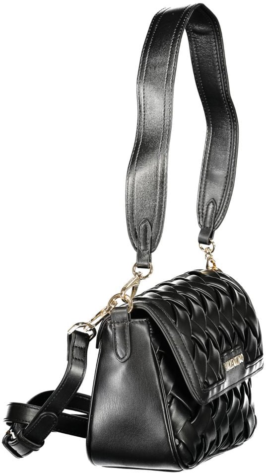 Valentino by Mario Valentino Mario Valentino Nero Polyurethane Women Bag Zwart
