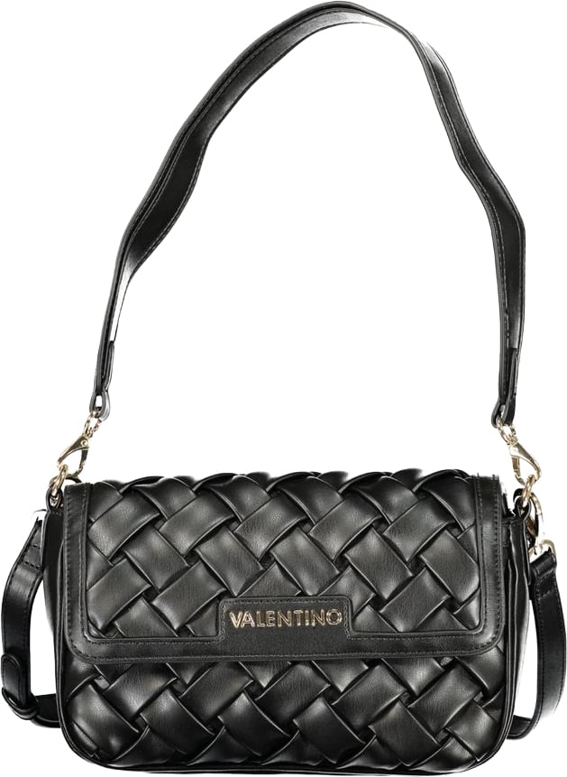 Valentino by Mario Valentino Mario Valentino Nero Polyurethane Women Bag Zwart