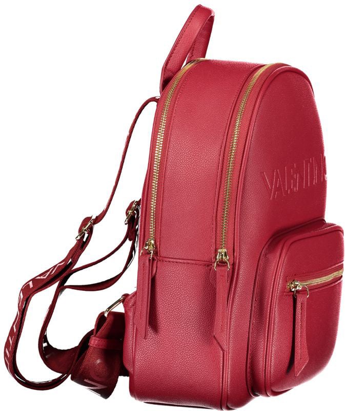 Valentino by Mario Valentino Mario Valentino Rosso Polyurethane Womens Backpack Rood