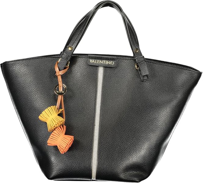 Valentino by Mario Valentino Mario Valentino Nero Polyurethane Women's Bag Zwart