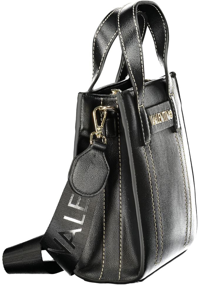 Valentino by Mario Valentino Mario Valentino Nero Polyurethane Women's Bag Zwart