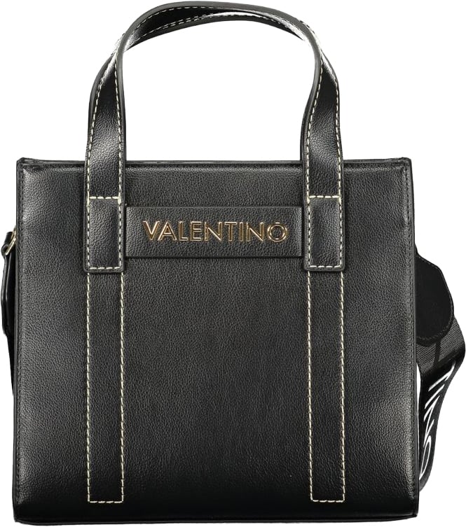 Valentino by Mario Valentino Mario Valentino Nero Polyurethane Women's Bag Zwart