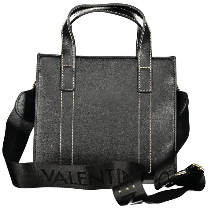 Valentino by Mario Valentino Mario Valentino Nero Polyurethane Women's Bag Zwart