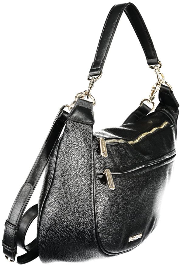Valentino by Mario Valentino Mario Valentino Nero Polyurethane Women's Bag Zwart