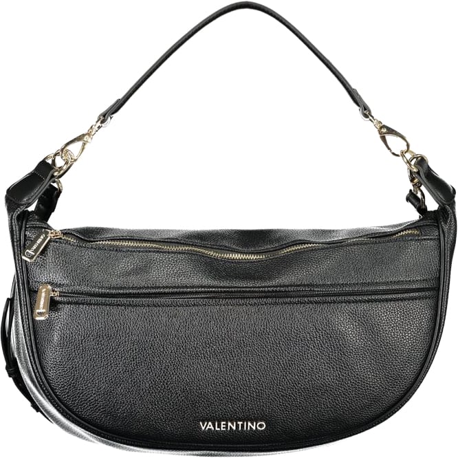 Valentino by Mario Valentino Mario Valentino Nero Polyurethane Women's Bag Zwart