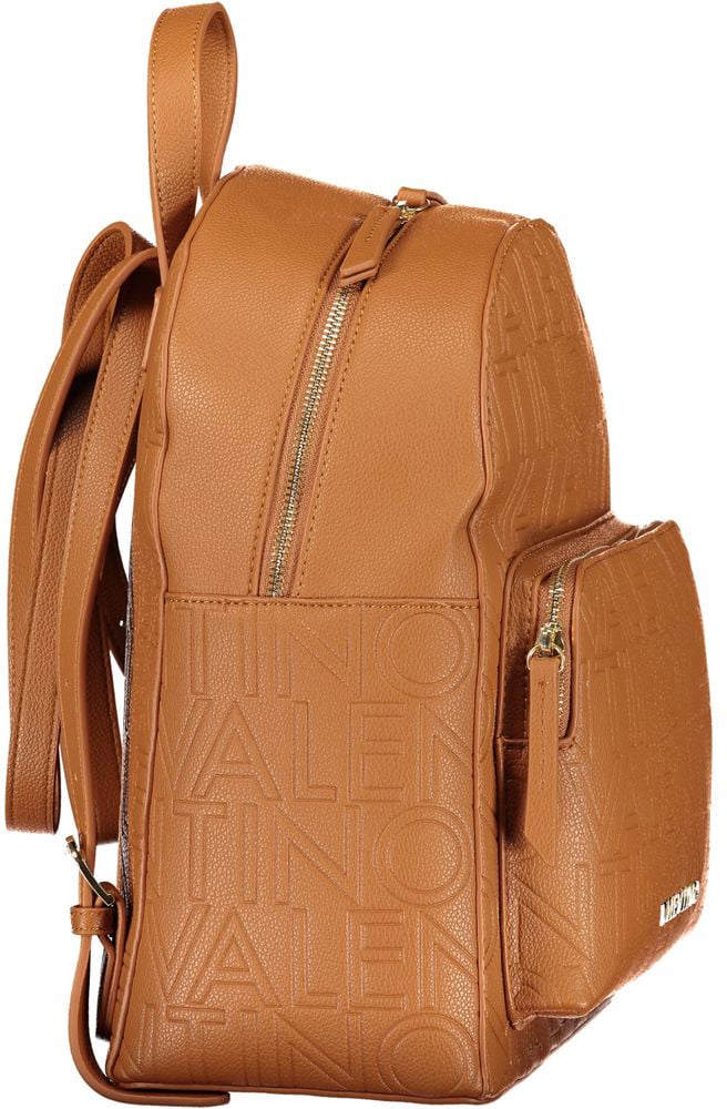Valentino by Mario Valentino Mario Valentino Brown Polyurethane Women's Backpack Bruin