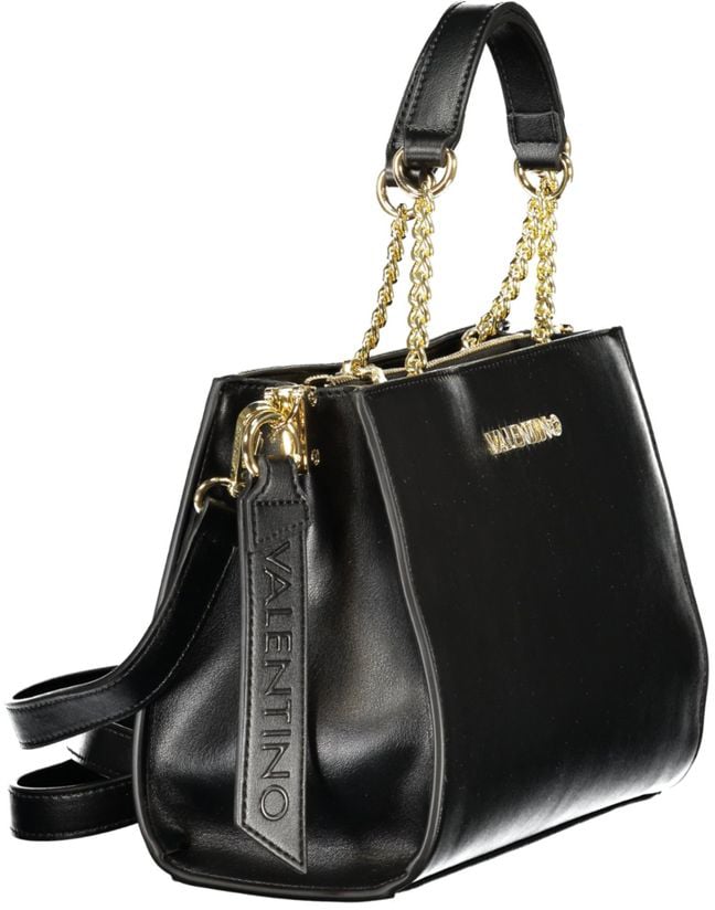 Valentino by Mario Valentino Mario Valentino Nero Poliuretano Women Bag Zwart
