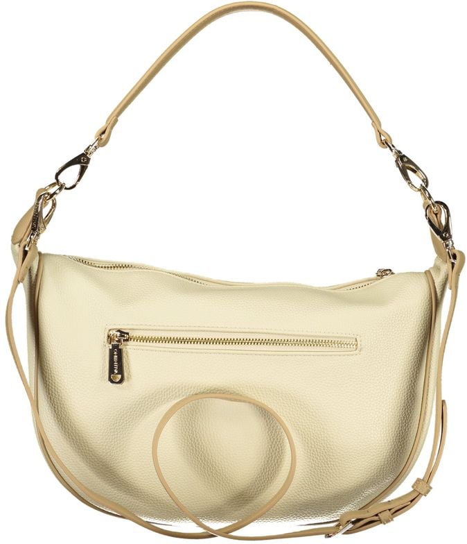 Valentino by Mario Valentino Mario Valentino Beige Polyurethane Women's Bag With Adjustable Shoulder Strap Beige