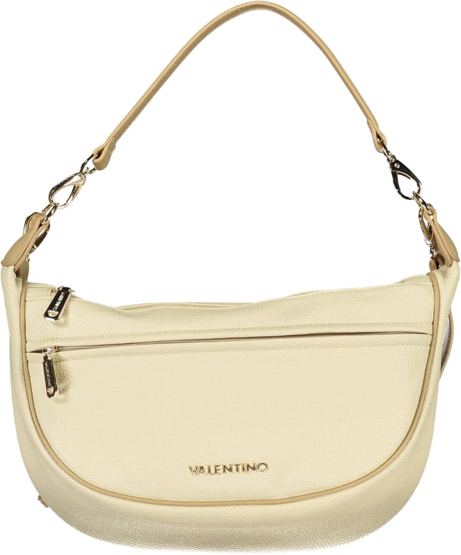 Valentino by Mario Valentino Mario Valentino Beige Polyurethane Women's Bag With Adjustable Shoulder Strap Beige