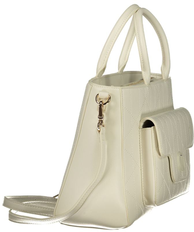 Valentino by Mario Valentino Mario Valentino Bianco Polyurethane Women's Bag Wit