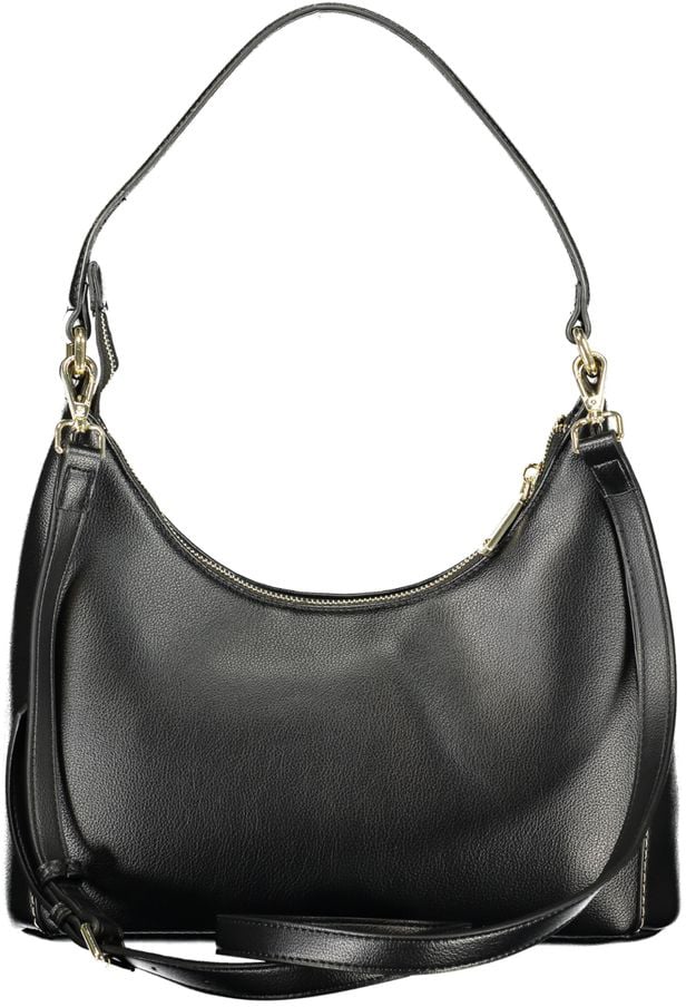 Valentino by Mario Valentino Mario Valentino Nero Polyurethane Women Bag Zwart
