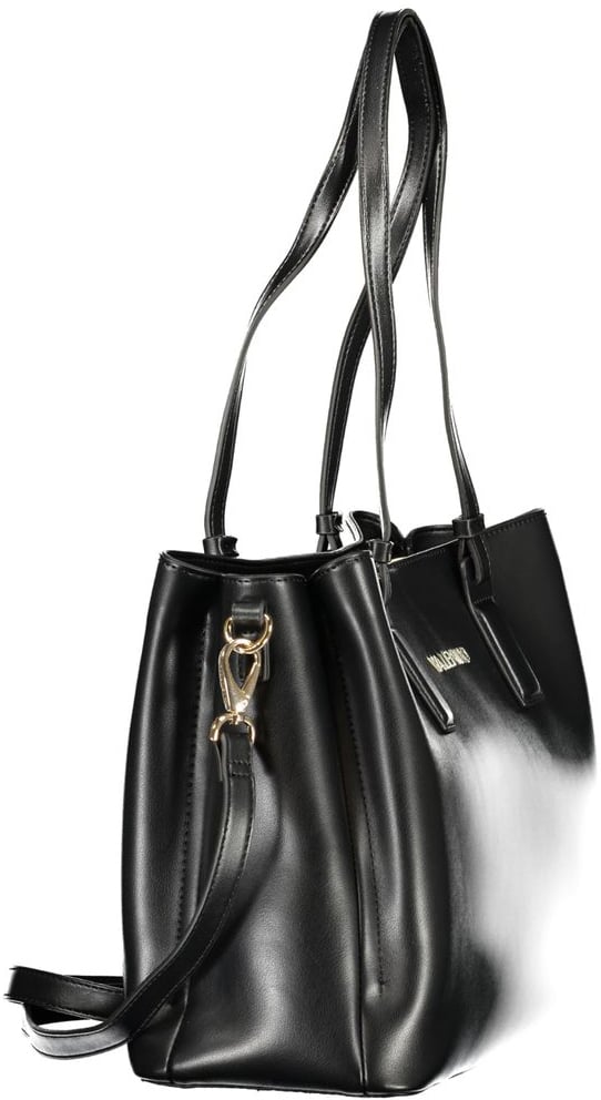 Valentino by Mario Valentino Mario Valentino Nero Polyurethane Women's Bag with Recycled Features Zwart