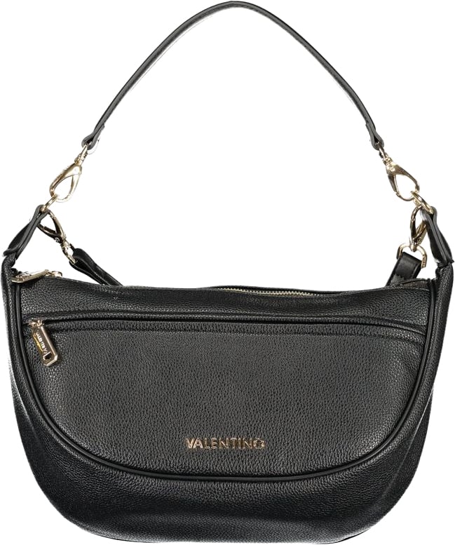 Valentino by Mario Valentino Mario Valentino Nero Polyurethane Women's Bag Zwart
