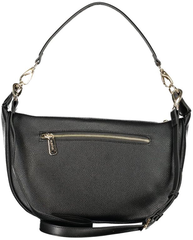 Valentino by Mario Valentino Mario Valentino Nero Polyurethane Women's Bag Zwart