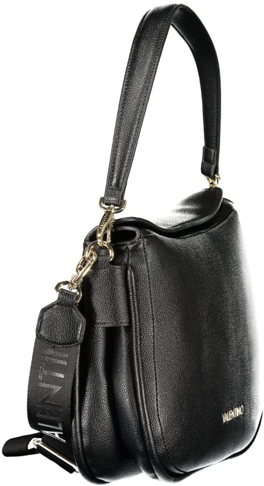 Valentino by Mario Valentino Mario Valentino Nero Polyurethane Women's Bag Zwart