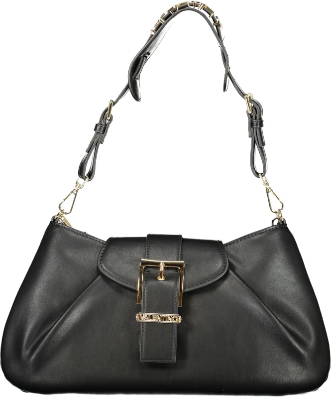 Valentino by Mario Valentino Mario Valentino Nero Polyurethane Women's Bag Zwart