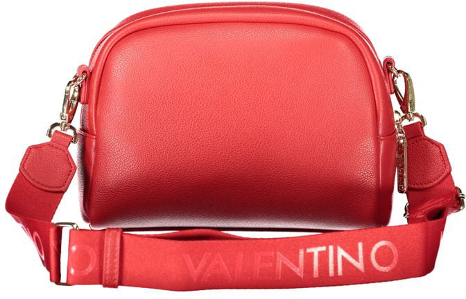 Valentino by Mario Valentino Mario Valentino Rosso Polyurethane Women's Bag with Adjustable Shoulder Strap Rood