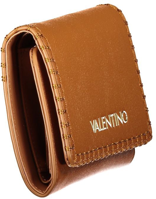 Valentino by Mario Valentino Mario Valentino Brown Polyurethane Womens Wallet Bruin