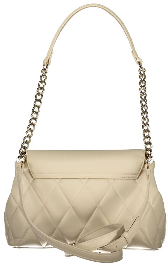 Valentino by Mario Valentino Mario Valentino Beige Polyurethane Women Shoulder Bag Beige