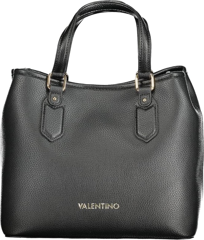 Valentino by Mario Valentino Mario Valentino Nero Polyurethane Women Handbag Zwart
