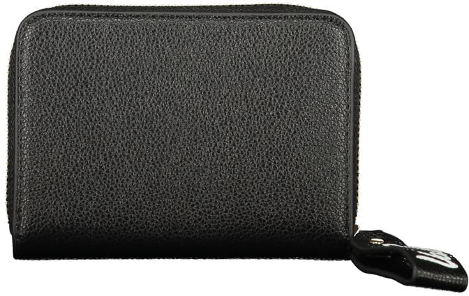 Valentino by Mario Valentino Mario Valentino Nero Polyurethane Women's Wallet Zwart