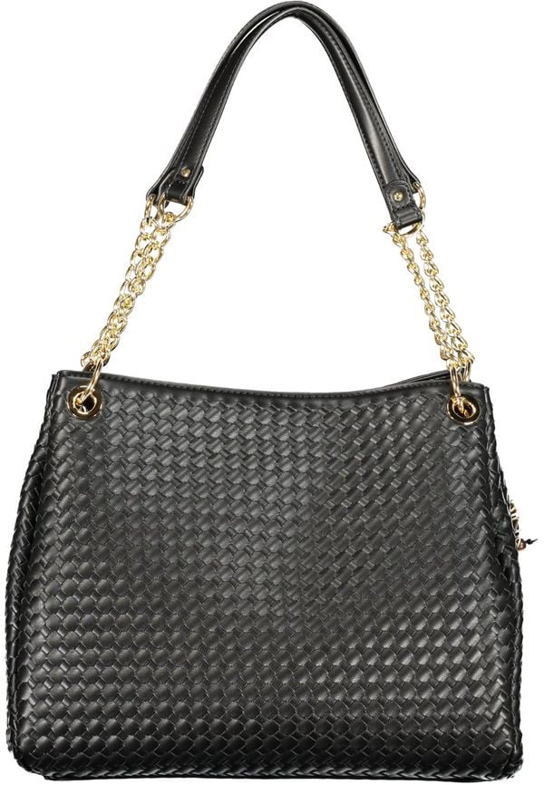 Valentino by Mario Valentino Mario Valentino Nero Polyurethane Women's Bag Zwart