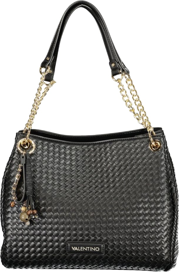 Valentino by Mario Valentino Mario Valentino Nero Polyurethane Women's Bag Zwart