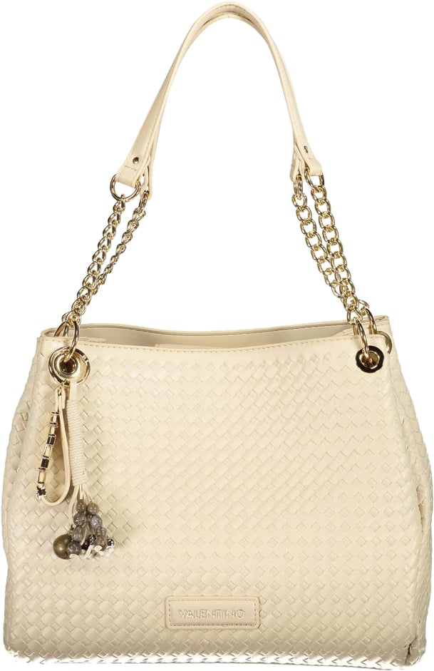 Valentino by Mario Valentino Mario Valentino Beige Polyurethane Women's Bag with Adjustable and Removable Strap Beige