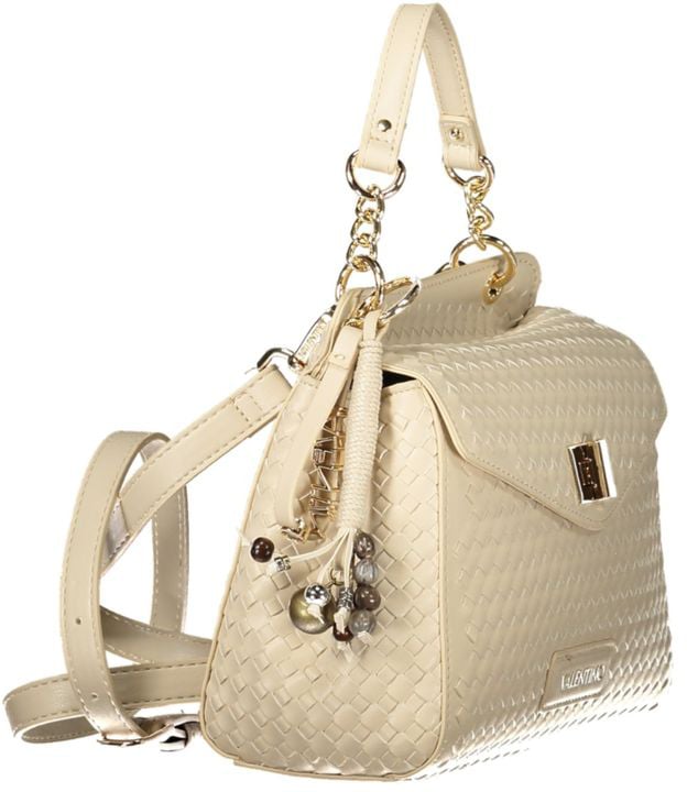 Valentino by Mario Valentino Mario Valentino Beige Polyurethane Women's Bag Beige