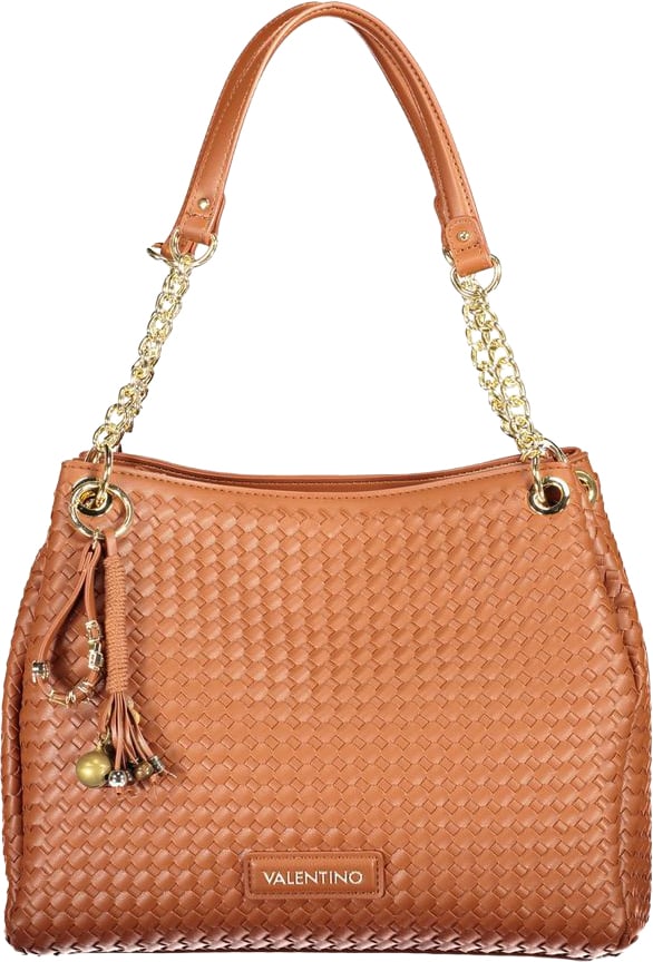 Valentino by Mario Valentino Mario Valentino Brown Polyurethane Women Bag With Shoulder Handles Bruin