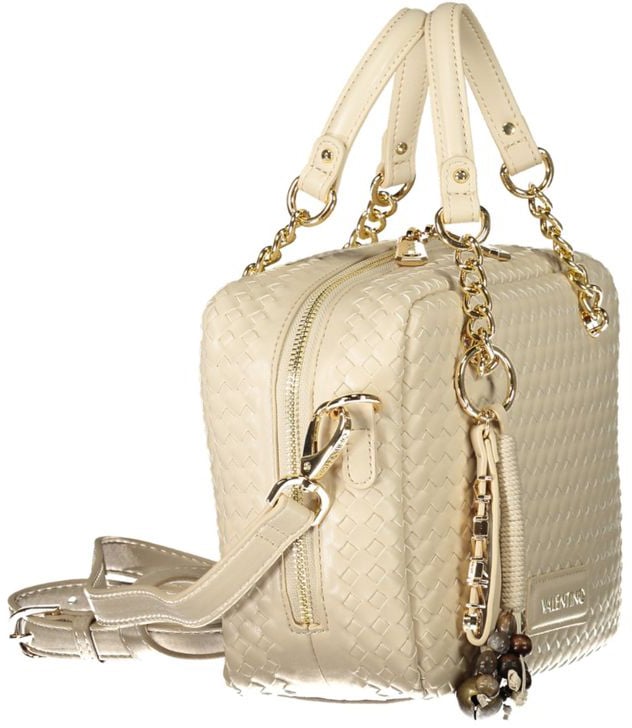Valentino by Mario Valentino Mario Valentino Beige Polyurethane Womens Bag Beige