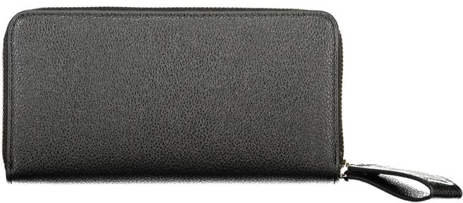 Valentino by Mario Valentino Mario Valentino Black Polyurethane Women's Wallet Zwart