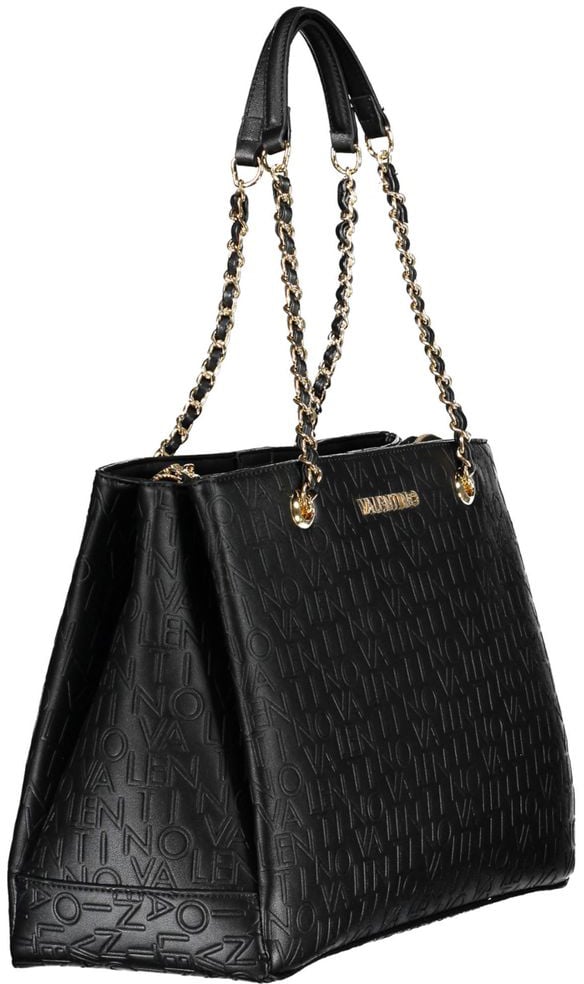 Valentino by Mario Valentino Mario Valentino Black Polyethylene Handbag Zwart
