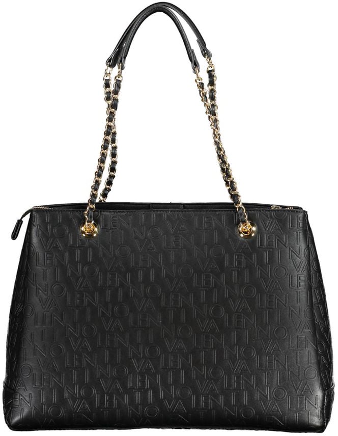 Valentino by Mario Valentino Mario Valentino Black Polyethylene Handbag Zwart