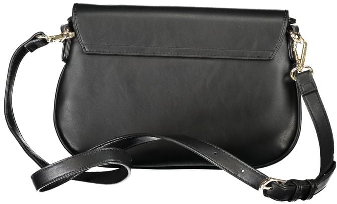 Valentino by Mario Valentino Mario Valentino Nero Polyurethane Women Handbag Zwart