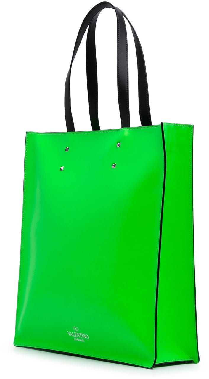 Valentino Leather VLTN Satchel Groen