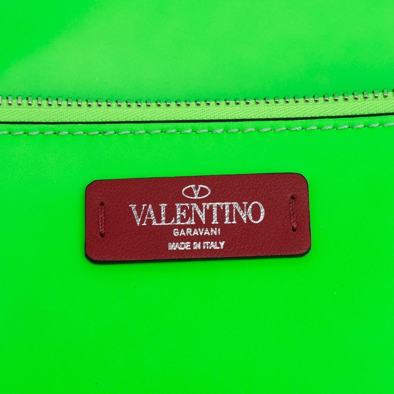 Valentino Leather VLTN Satchel Groen