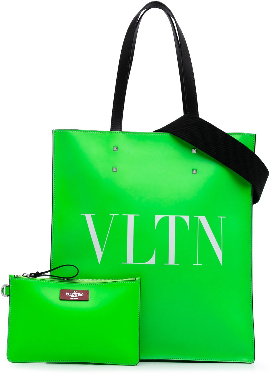 Valentino Leather VLTN Satchel Groen
