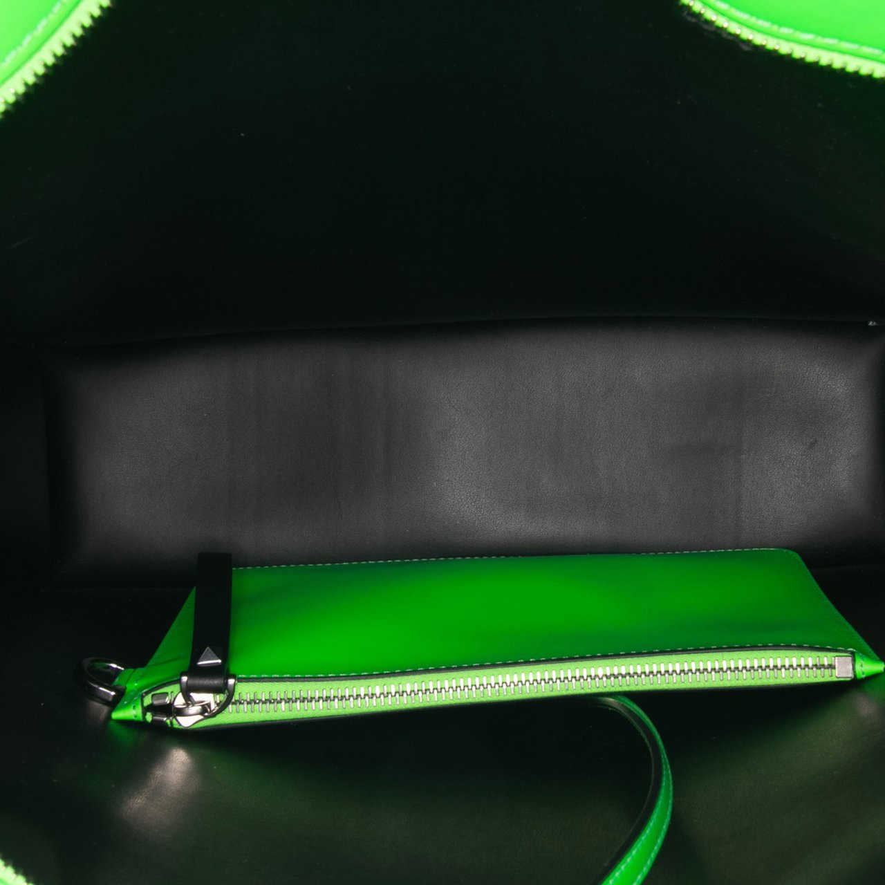 Valentino Leather VLTN Satchel Groen