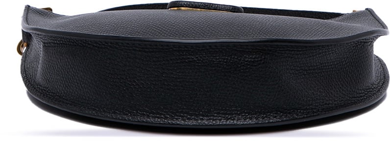 Valentino Mini Grainy Calfskin VLogo Hobo Zwart