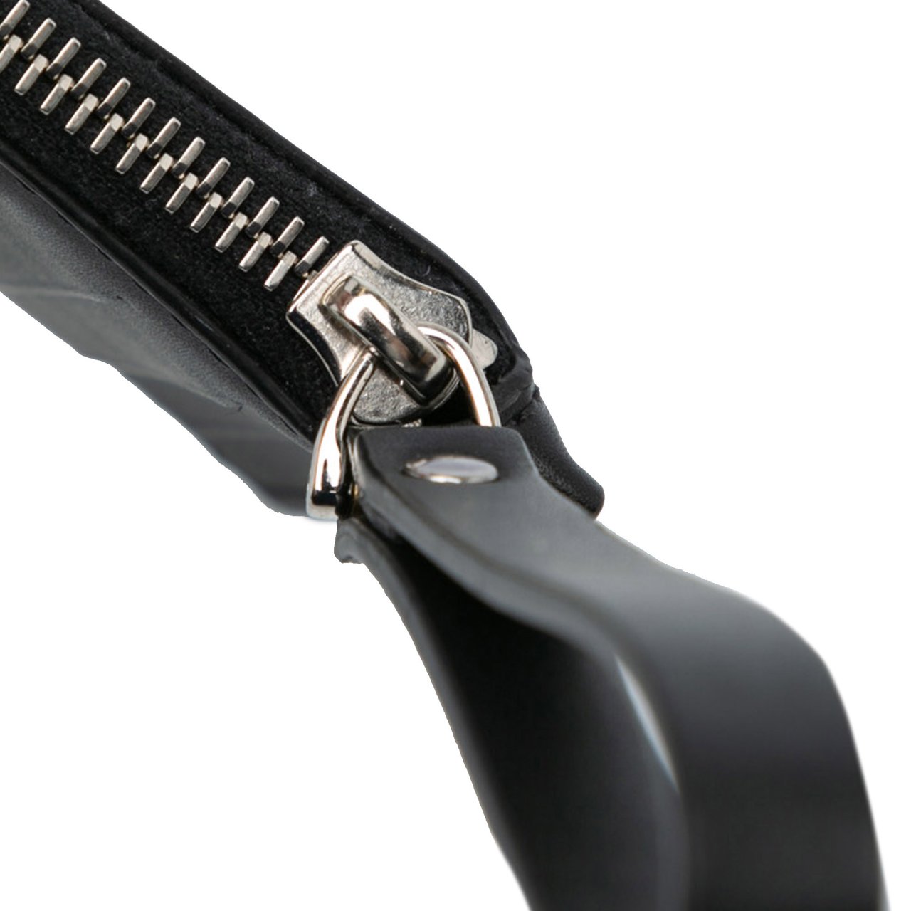 Valentino Leather VLTN Zip Card Holder Zwart